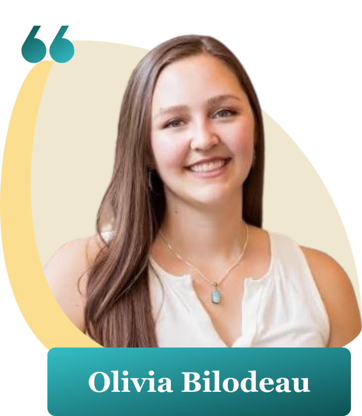 Olivia Bilodeau - sharing success story from Jess Jarmo’s Career Coaching
