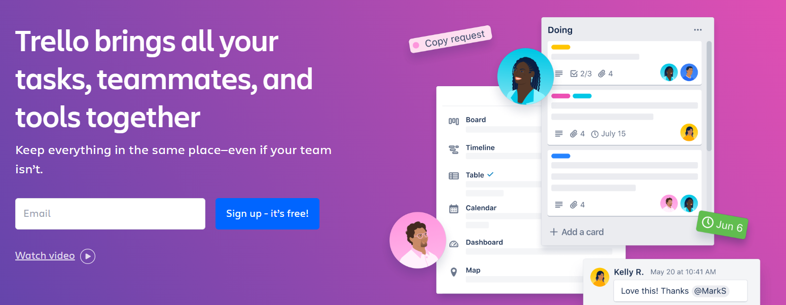 Trello page